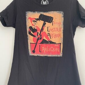 Black Harley Quinn Graphic Tee - Women’s Short Sleeve